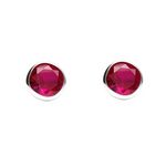 Load image into Gallery viewer, Mina | Katori Stone Silver Earrings
