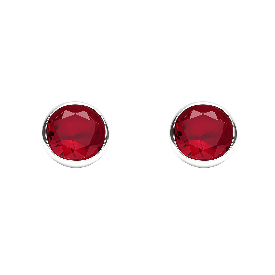 Mina | Katori Stone Silver Earrings