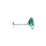 Load image into Gallery viewer, Madira | Heart Shaped Silver Nosepin
