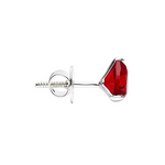 Load image into Gallery viewer, Madira | Heart Shaped Silver Earrings
