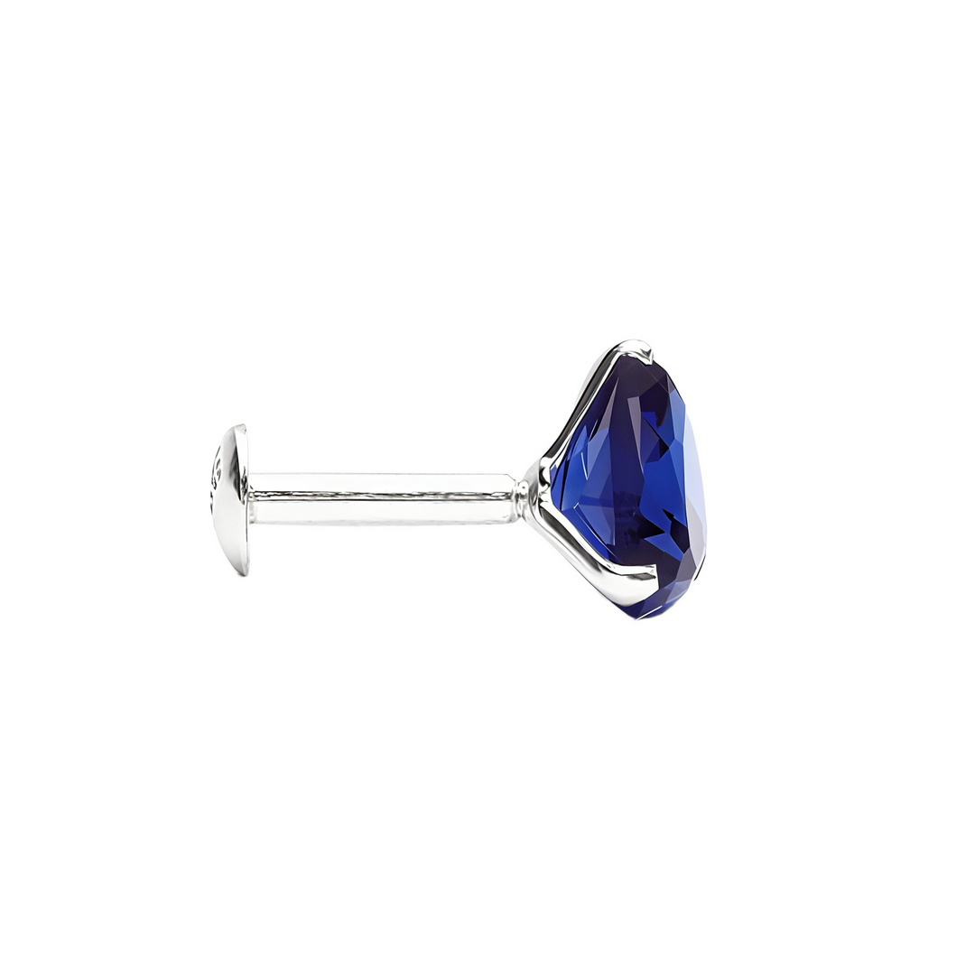 Madira | Heart Shaped Silver Nosepin