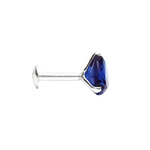 Load image into Gallery viewer, Madira | Heart Shaped Silver Nosepin
