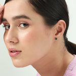 Load image into Gallery viewer, Mina | Katori Stone Silver Earrings
