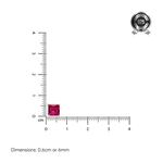 Load image into Gallery viewer, Manini | Square Shaped Silver Nosepins
