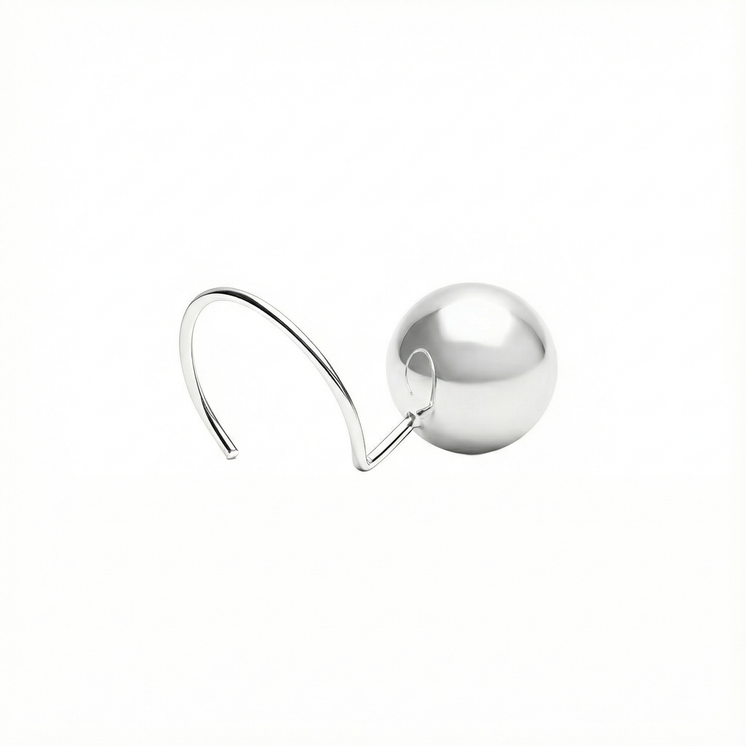 Moti | Ball-Shaped Silver Nosepin