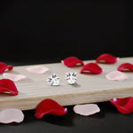 Load image into Gallery viewer, Madira | Heart Shaped Silver Earrings
