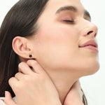 Load image into Gallery viewer, Madira | Heart Shaped Silver Earrings
