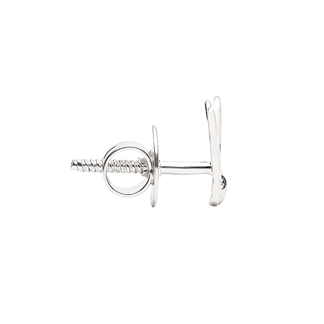 Maya | Trishul Shaped Silver Earrings