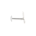 Load image into Gallery viewer, Maya | Trishul Shaped Silver Nosepin
