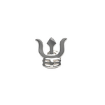 Load image into Gallery viewer, Maya | Trishul Shaped Silver Nosepin
