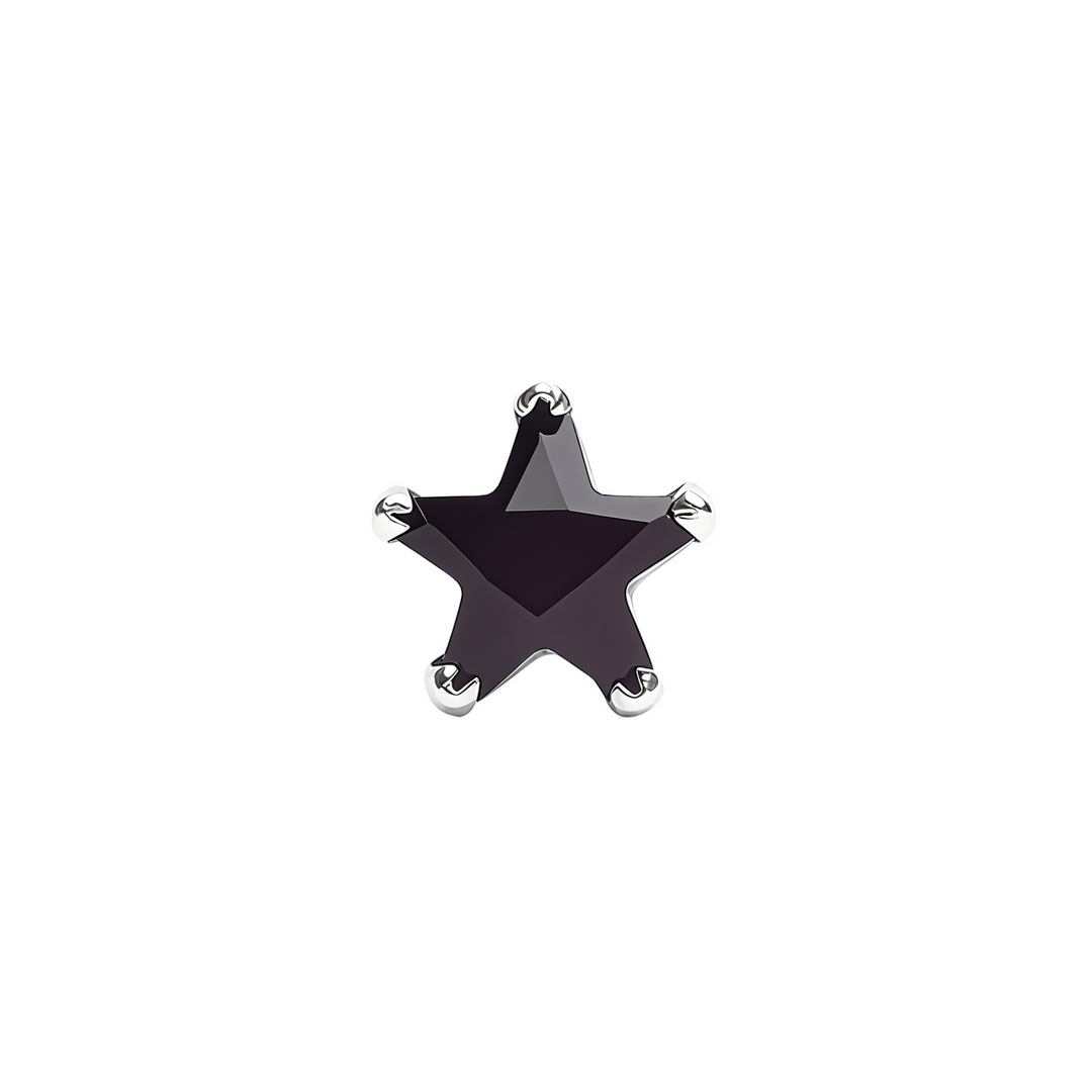 Mira | Star Shaped Silver Nosepin