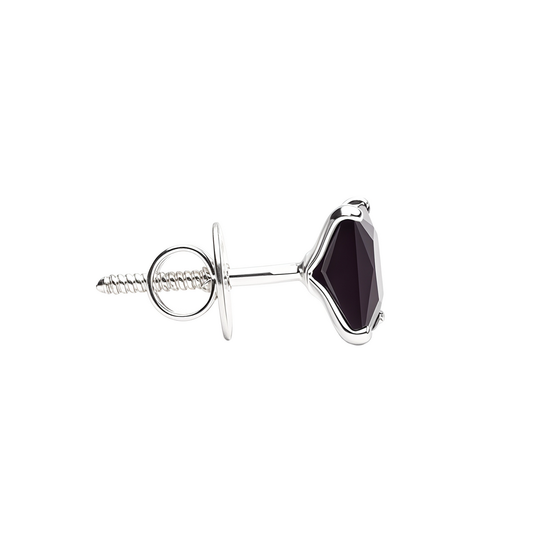 Manini | Square Shaped Silver Earrings