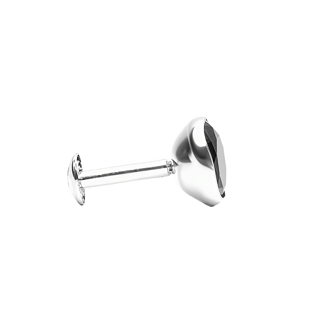 Mina | Katori Stone Silver Nose Pin