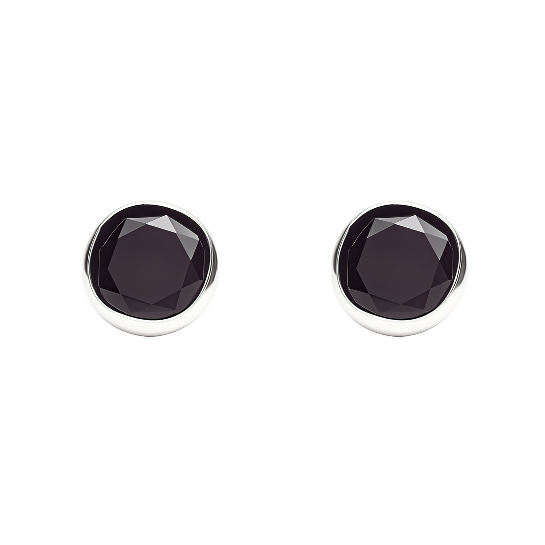 Mina | Katori Stone Silver Earrings
