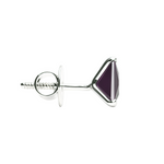 Load image into Gallery viewer, Mithi | Triangle Shaped Silver Earrings
