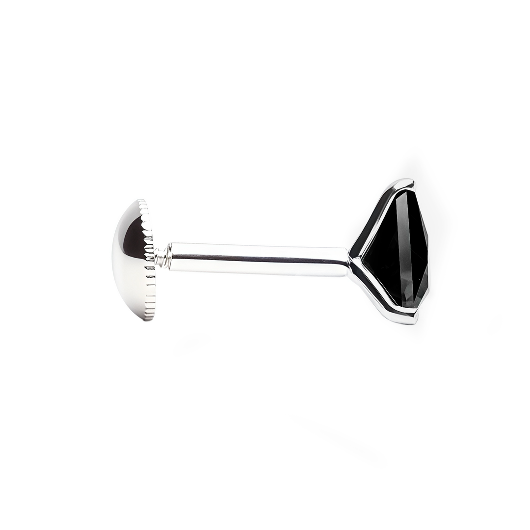 Mithi | Triangle Shaped Silver Earrings
