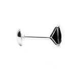 Load image into Gallery viewer, Mithi | Triangle Shaped Silver Earrings
