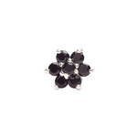 Load image into Gallery viewer, Manya | 7-Stone Silver Nosepin
