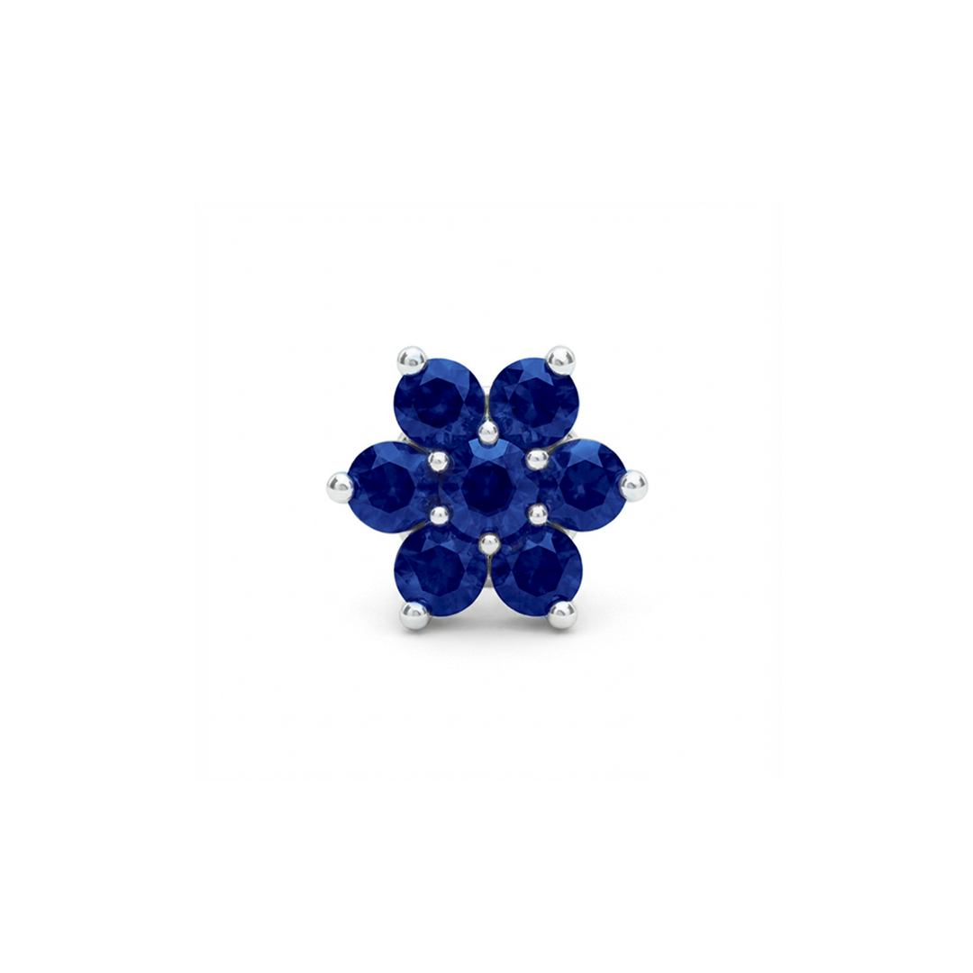 Manya | 7-Stone Silver Nosepin
