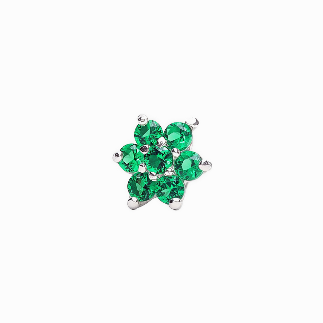 Manya | 7-Stone Silver Nosepin