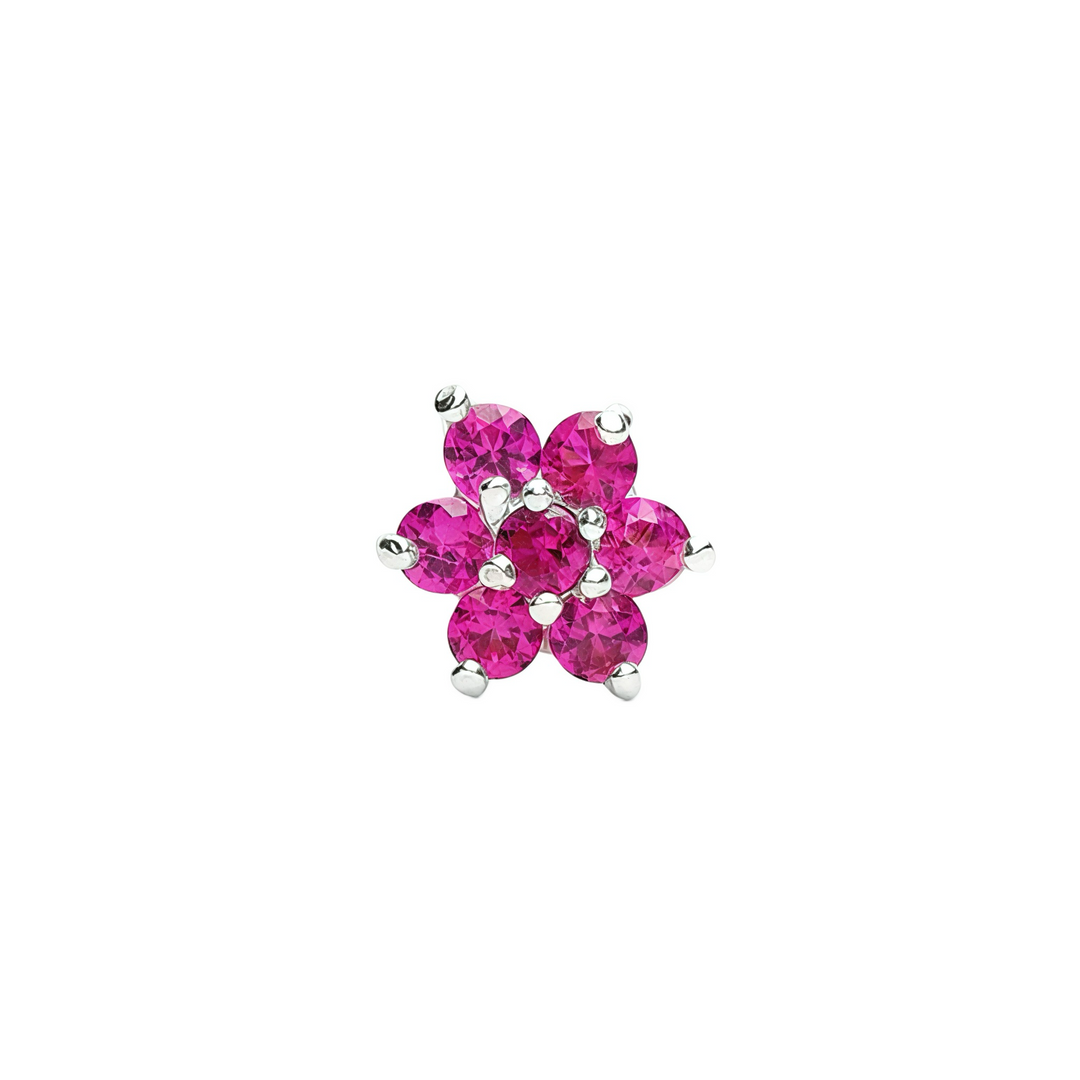 Manya | 7-Stone Silver Nosepin
