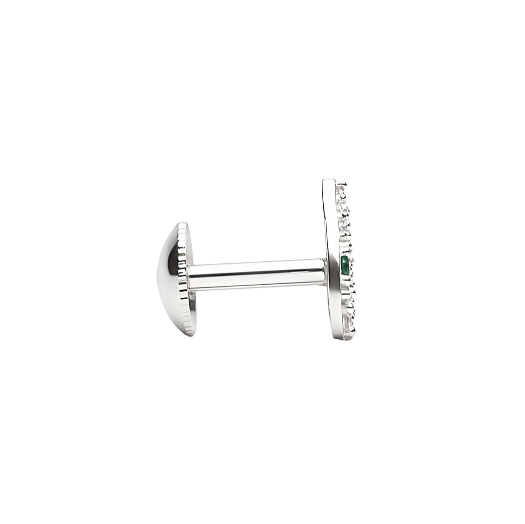 Mahika | 16 Stone Silver Earrings