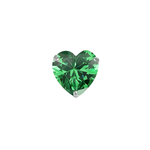 Load image into Gallery viewer, Madira | Heart Shaped Silver Nosepin
