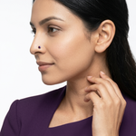 Load image into Gallery viewer, Katori Moti | Round Shaped Silver Nose Pin
