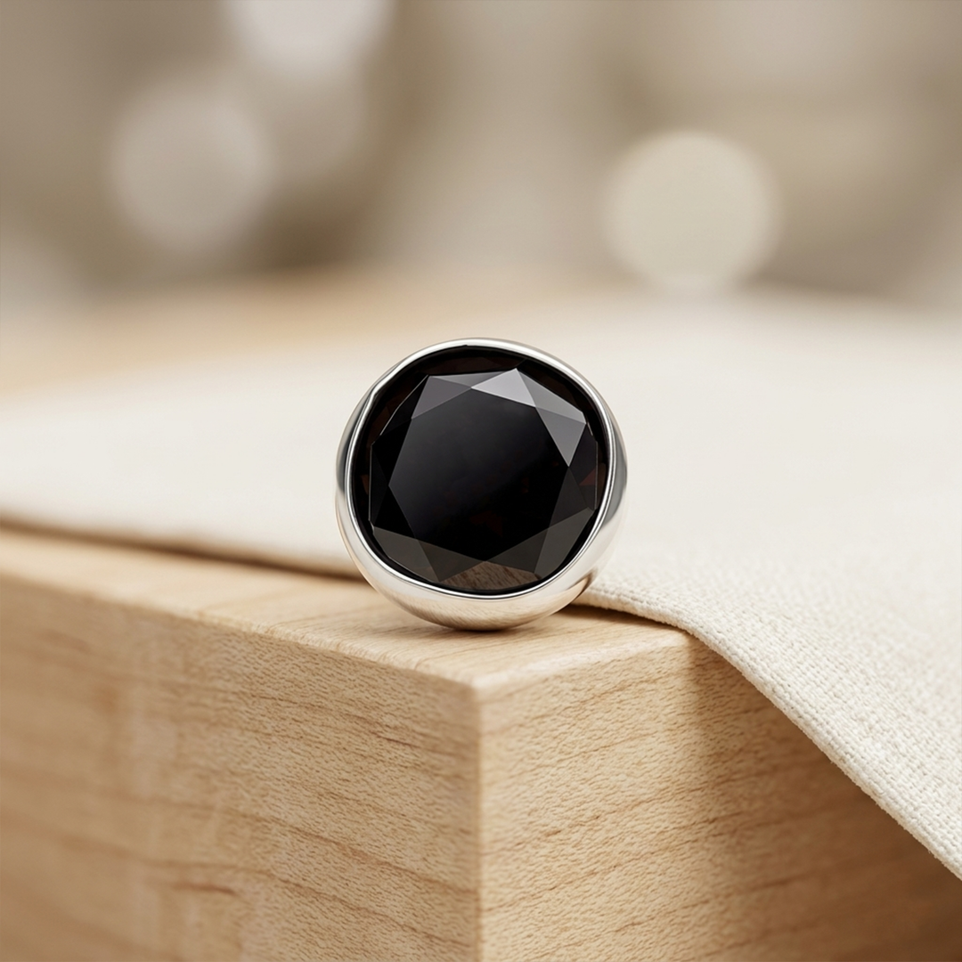 Mina | Katori Stone Silver Nose Pin