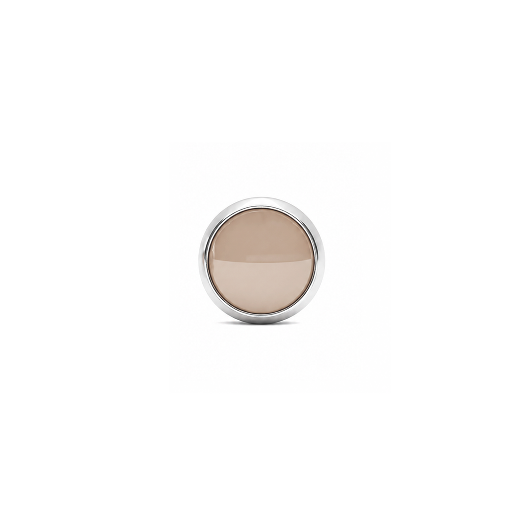 Katori Moti | Round Shaped Silver Nose Pin
