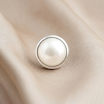 Load image into Gallery viewer, Katori Moti | Round Shaped Silver Nose Pin
