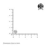 Load image into Gallery viewer, Mahua | Katori Rava Silver Nosepin
