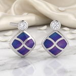 Load image into Gallery viewer, Mika | Geometric Laser Drop Earrings
