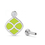 Load image into Gallery viewer, Mika | Geometric Laser Drop Earrings
