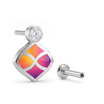Load image into Gallery viewer, Mika | Geometric Laser Drop Earrings
