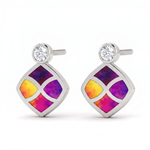 Load image into Gallery viewer, Mika | Geometric Laser Drop Earrings
