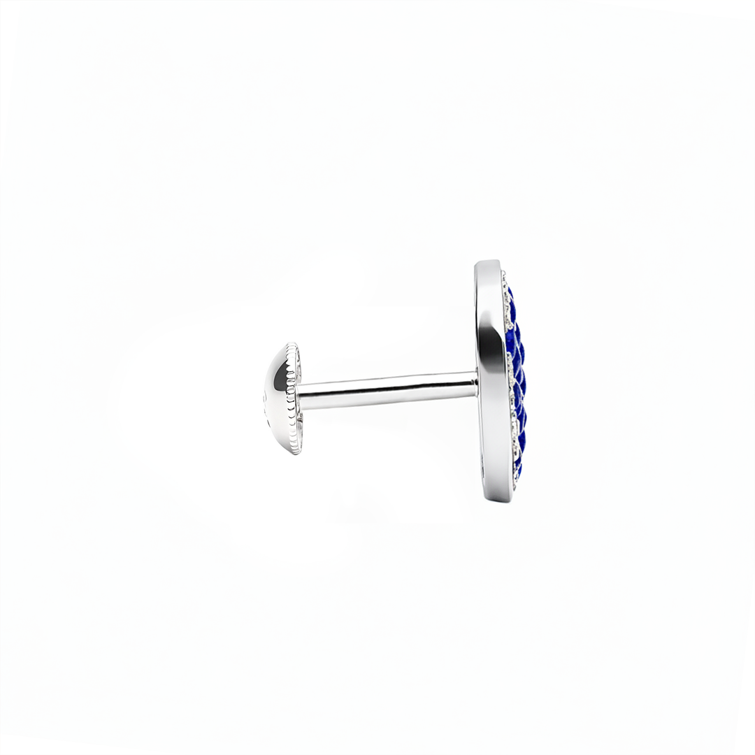 Mahima | 18-Stones Silver Earrings