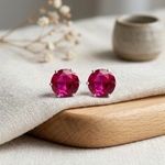 Load image into Gallery viewer, Mahua | Katori Rava Silver Earrings
