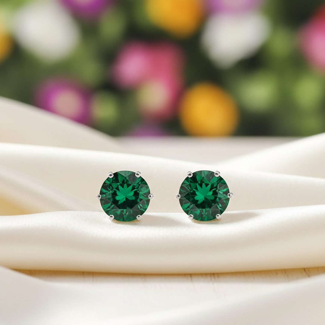 Mahua | Katori Rava Silver Earrings