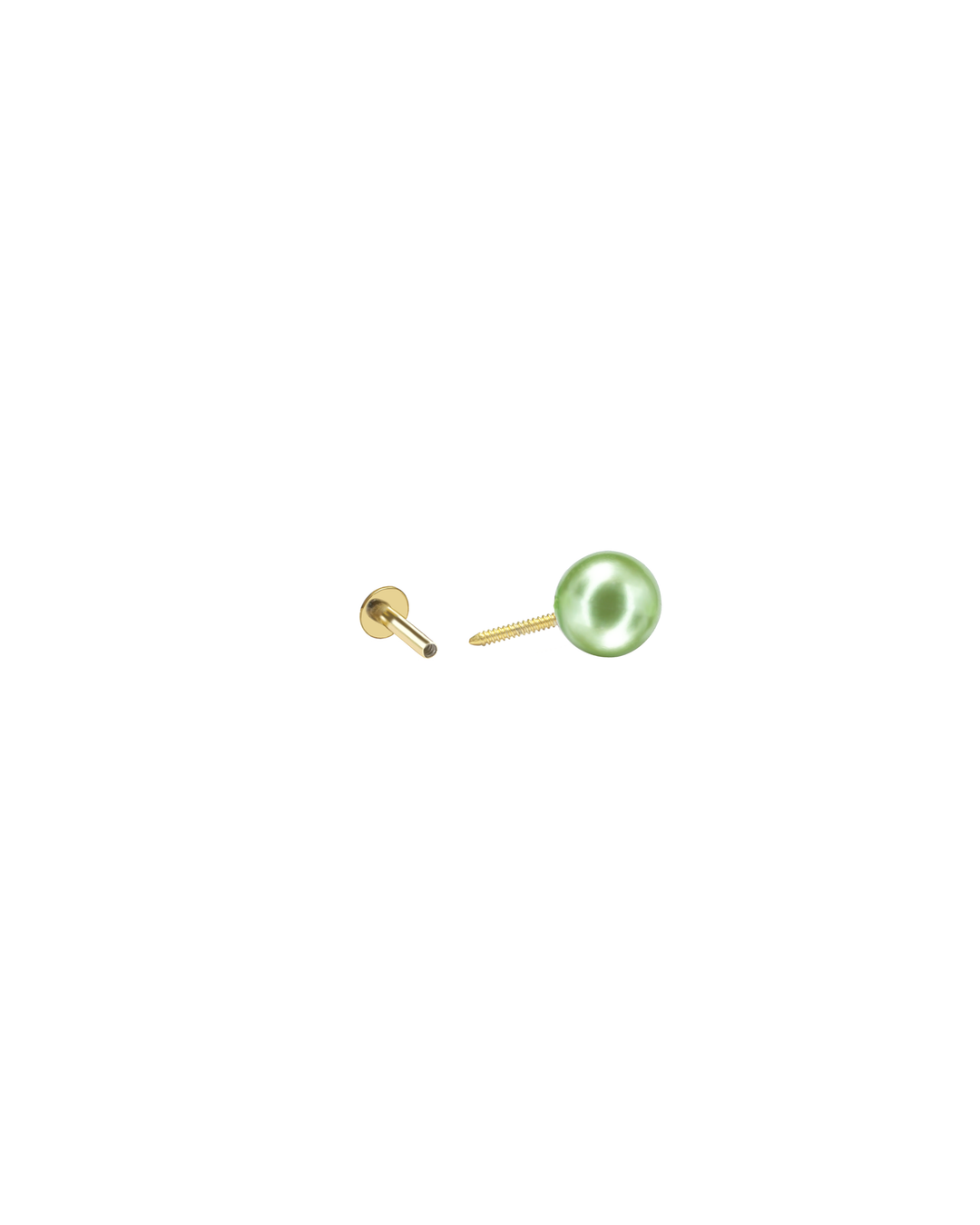 Mukt | Pearl Silver Earrings 6mm | Kids/2nd Stud Screw