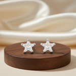 Load image into Gallery viewer, Mira | Star Shaped Silver Earrings
