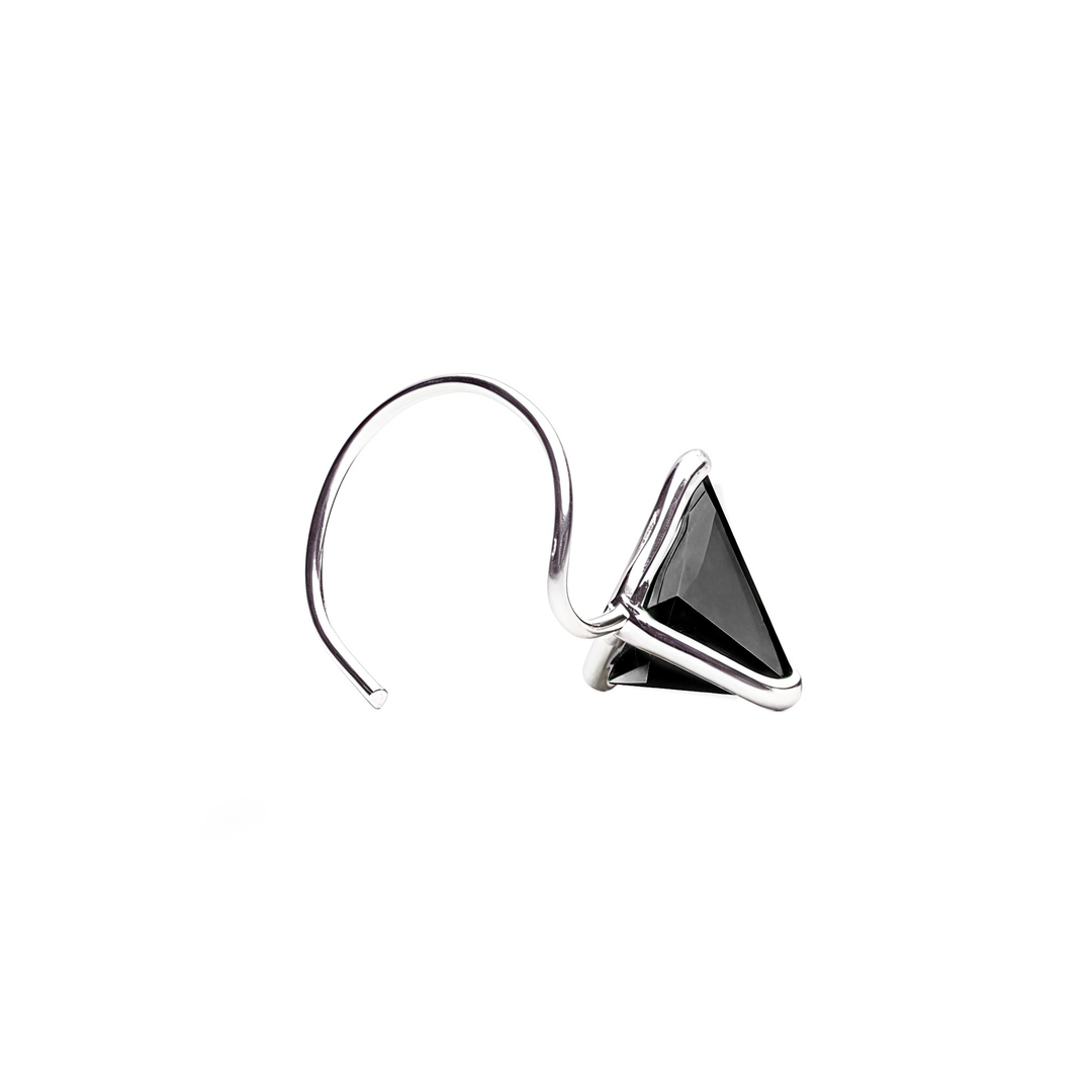 Mithi | Triangle Shaped Silver Nosepin