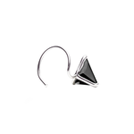 Load image into Gallery viewer, Mithi | Triangle Shaped Silver Nosepin
