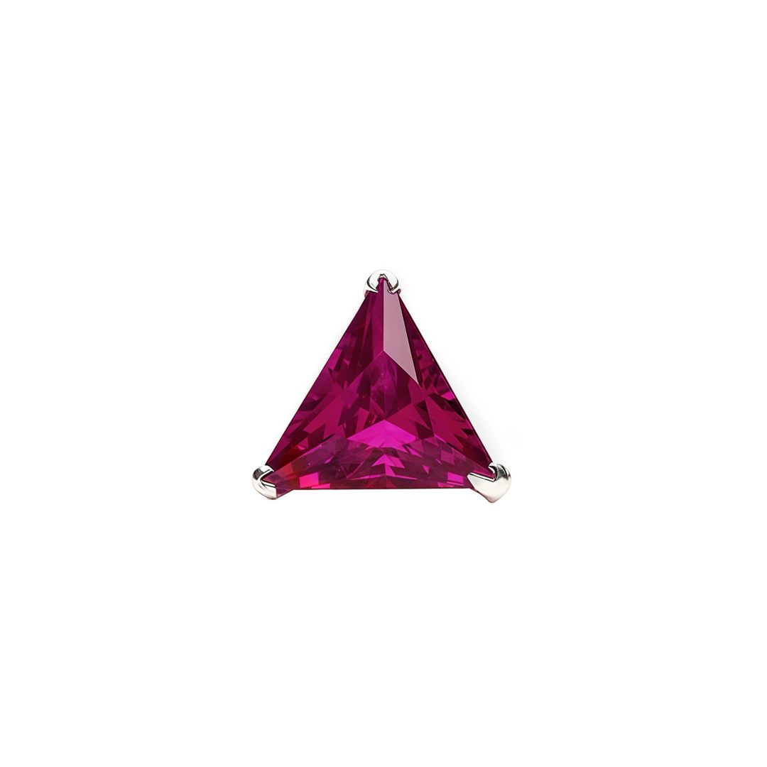 Mithi | Triangle Shaped Silver Nosepin