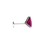 Load image into Gallery viewer, Mithi | Triangle Shaped Silver Nosepin
