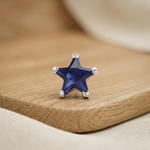 Load image into Gallery viewer, Mira | Star Shaped Silver Nosepin
