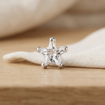 Load image into Gallery viewer, Mira | Star Shaped Silver Nosepin
