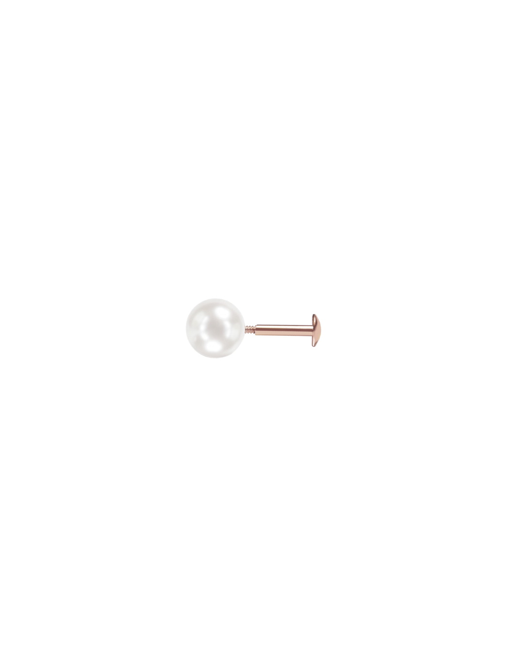 Mukt | Pearl Silver Earrings 6mm | Kids/2nd Stud Screw