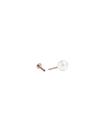 Load image into Gallery viewer, Mukt | Pearl Silver Earrings 6mm | Kids/2nd Stud Screw
