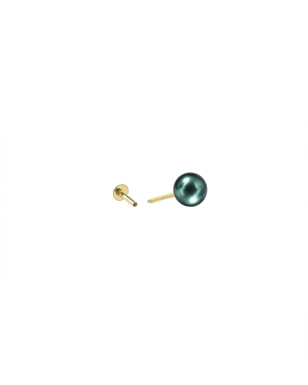 Mukt | Pearl Silver Earrings 6mm | Kids/2nd Stud Screw